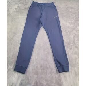 Nike Mens Sz L Fleece Joggers Taper Leg Sweatpants 826431-451 Active Blue C16-45